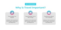 Why Is Travel Important - Joomla Template Free Download