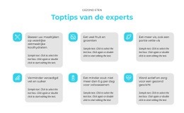 Toptips Van Experts - Website-Ontwerp