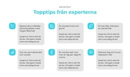 Topptips Från Experter - Webbplatsdesign