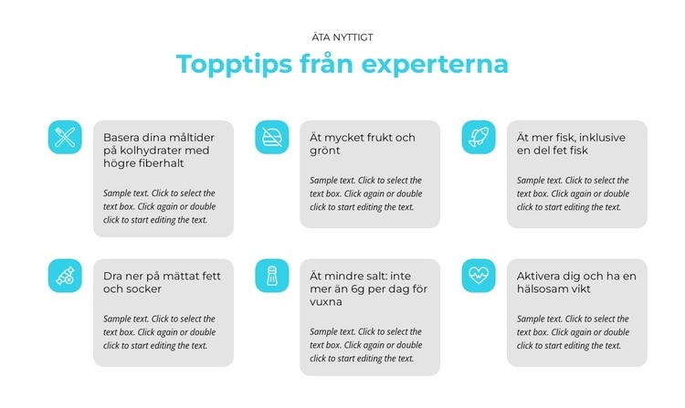 Topptips från experter Mall