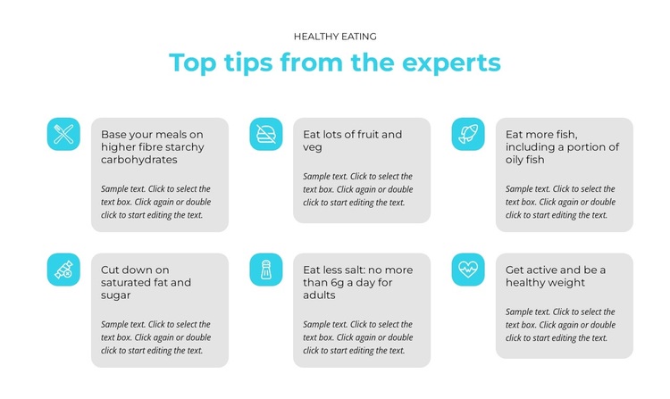Top tips from experts Template