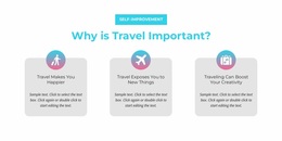 Why Is Travel Important - Best Website Design