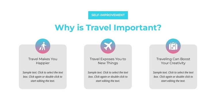 Why is travel important WordPress Theme