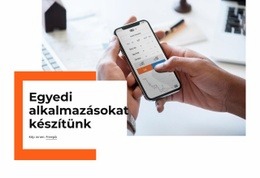 Reszponzív HTML A Következőhöz: Egyedi Alkalmazásokat Készítünk