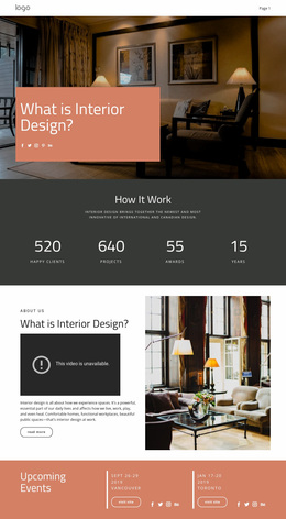 Design Of Houses And Apartments Website Design