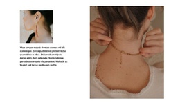 Handgemachte Dekorationen Website-Design