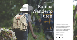 Europa Wandertouren – Fertiges Website-Design