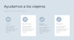 Maqueta De Sitio Web Multipropósito Para Direcciones De Nuestros Viajes