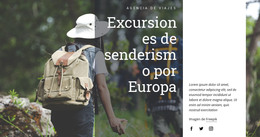 Rutas De Senderismo Por Europa - Plantilla HTML Gratuita