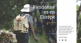 Randonnées En Europe – Outil De Création De Sites Web Facile À Utiliser