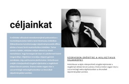 Célunk Az Ön Sikere – Mobilwebhely-Sablon