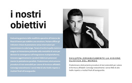 Il Nostro Obiettivo È Il Tuo Successo: Modello Di Sito Web Per Dispositivi Mobili