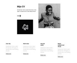 Bekijk Mijn Cv En Baan - Gratis Websitesjabloon