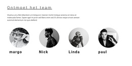 Ons Team Van Arbeiders - WordPress-Thema-Inspiratie