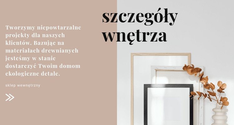 Rozwiązania wnętrz od projektanta Motyw WordPress