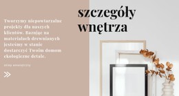 Szablon Witryny Rozwiązania Wnętrz Od Projektanta