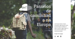 Caminhadas Na Europa Download Gratuito Do Modelo CSS