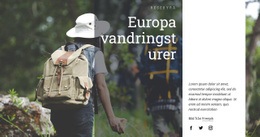 Europa Vandringsturer - Professionellt Utformad