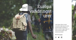 Europa Vandringsturer - Gratis Css-Tema
