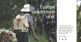 Europa Vandringsturer - Fantastiskt WordPress-Tema