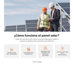 Creador De Sitios Web Gratuito Para Gran Panel Solar Completo