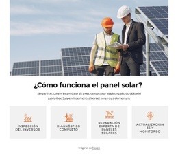 Gran Panel Solar Completo - Plantilla HTML5 Profesional