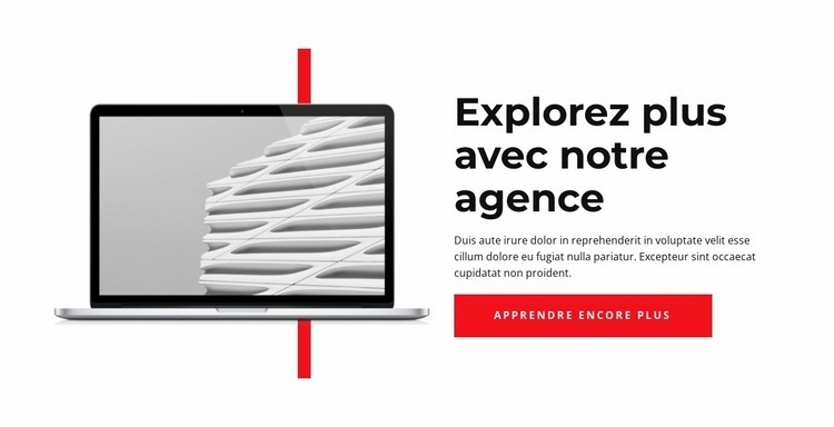 Explore plus Conception de site Web