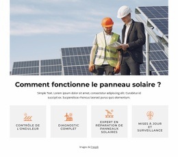 Grand Panneau Solaire Polyvalent - Maquette Web