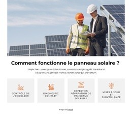 Grand Panneau Solaire Polyvalent - Conception De Sites Web