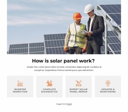Great All-Around Solar Panel - HTML Layout Builder