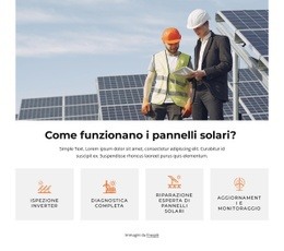 Generatore Di Siti Web Gratuito Per Ottimo Pannello Solare A Tutto Tondo