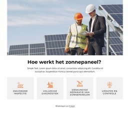 Geweldig Allround Zonnepaneel - Website-Ontwerp