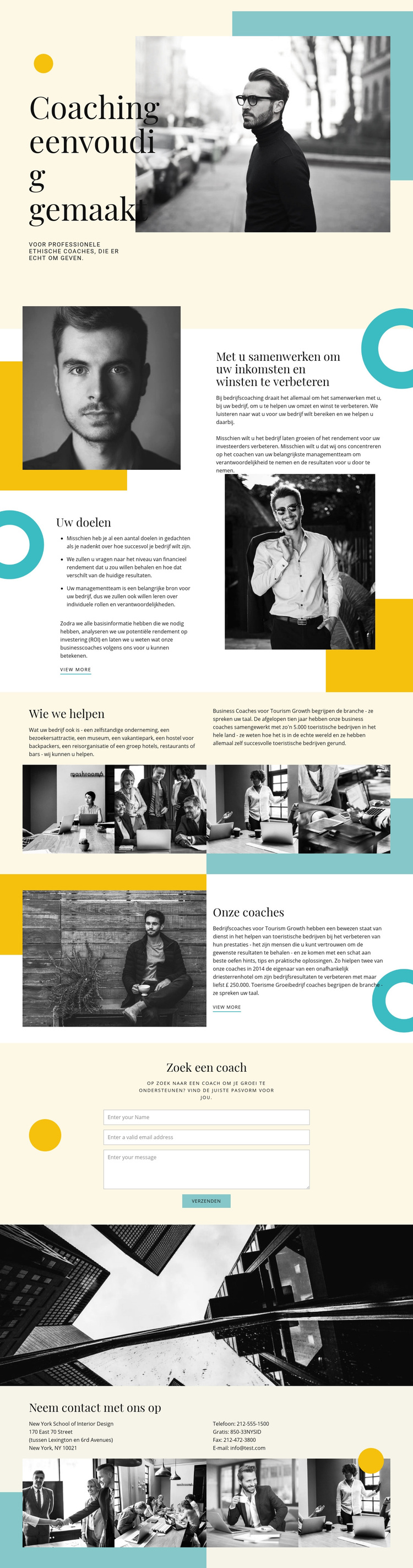 Coachend bedrijf WordPress-thema