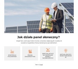 Świetny Wszechstronny Panel Słoneczny - Profesjonalny Szablon HTML5