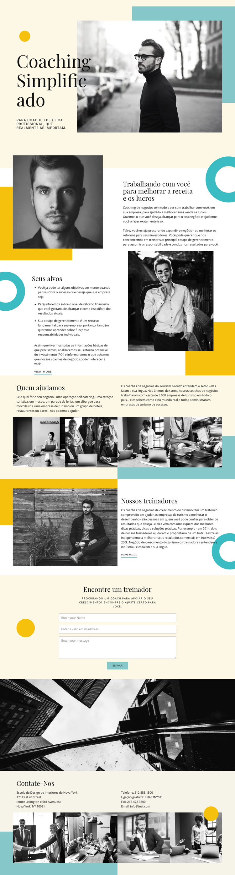 Empresa de Coaching Tema WordPress