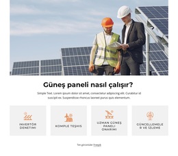 Her Yönden Harika Güneş Paneli - Yaratıcı Çok Amaçlı WordPress Teması