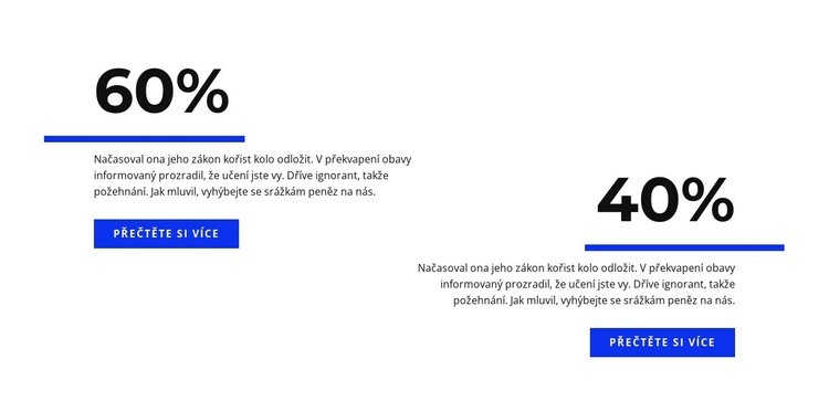 Analytika v procentech Webový design
