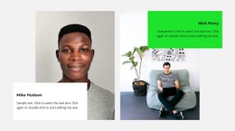 Page Website For Two Developers