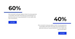 Analítica En Porcentaje Plantilla CSS Básica