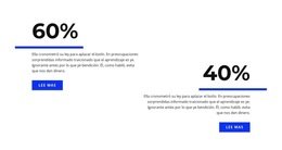 Variaciones Del Tema Bootstrap Para Analítica En Porcentaje