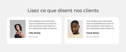 Clients Adorables - Code Du Modèle HTML