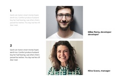 Developer And Manager - Simple Joomla Template