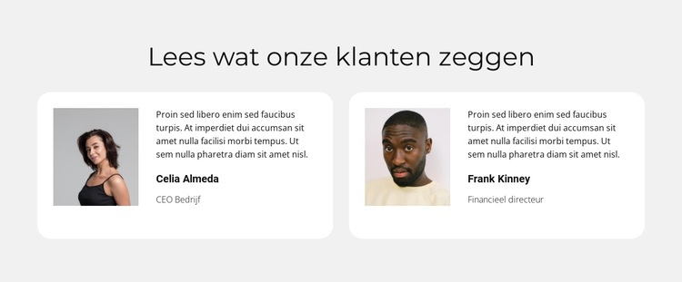 Lieve klanten WordPress-thema