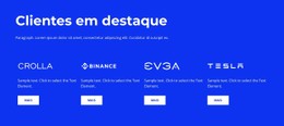Clientes Em Destaque Template CSS