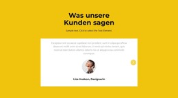 Zwei Erfahrungsberichte Im Slider - HTML- Und CSS-Vorlage