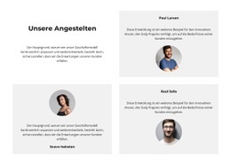 Es Sind Unsere Mitarbeiter - Website Creator HTML