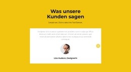 Zwei Erfahrungsberichte Im Slider - Responsive Website-Vorlagen