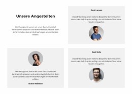 Es Sind Unsere Mitarbeiter - Schönes Website-Design