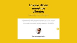 Dos Testimonios En Slider: Plantilla HTML Y CSS