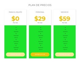 Nuevo Precio - Plantilla HTML5